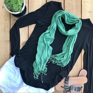 ❗️CLOSEOUT❗️Mint Green Scarf